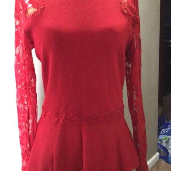 Red international concepts blouse  inc - Picture 3 of 9